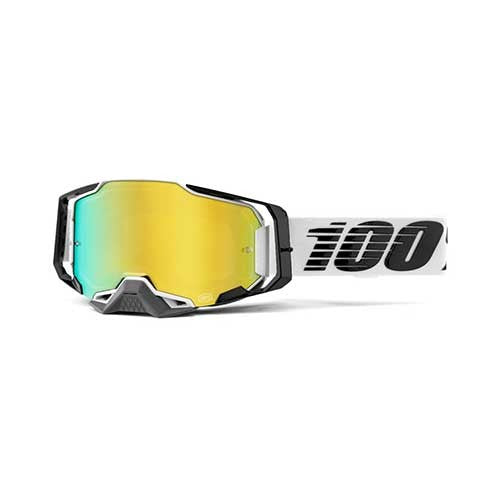 100% ARMEGA Goggle Atmos - Mirror Gold Lens - Image 1
