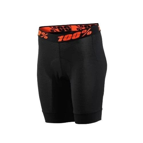 100% CRUX Womens Liner Shorts Black - Image 1