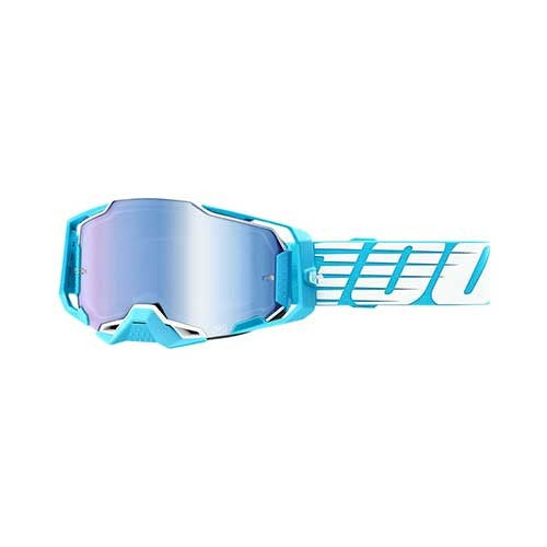 100% ARMEGA Goggle Oversized Sky Mirror Blue Lens