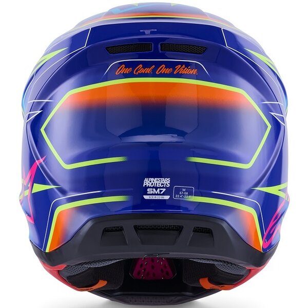 Albastru/Roz/Galben fluo