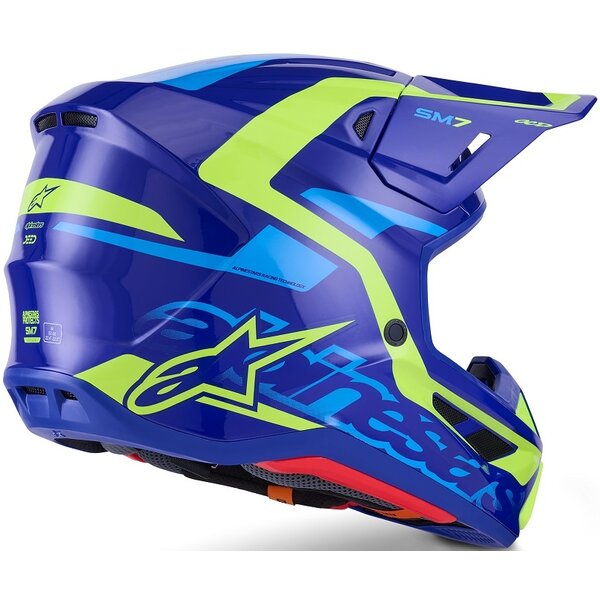 Albastru/Galben Fluo
