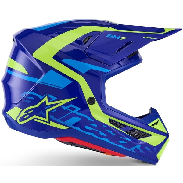 Albastru/Galben Fluo