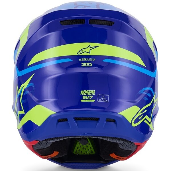 Albastru/Galben Fluo