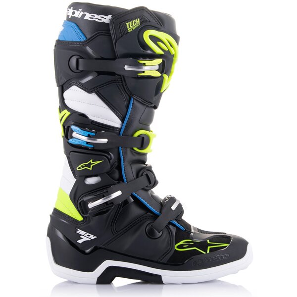 Negru/Albastru/Galben fluo