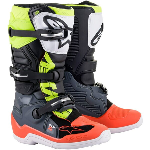Negru/Galben fluo/Gri inchis