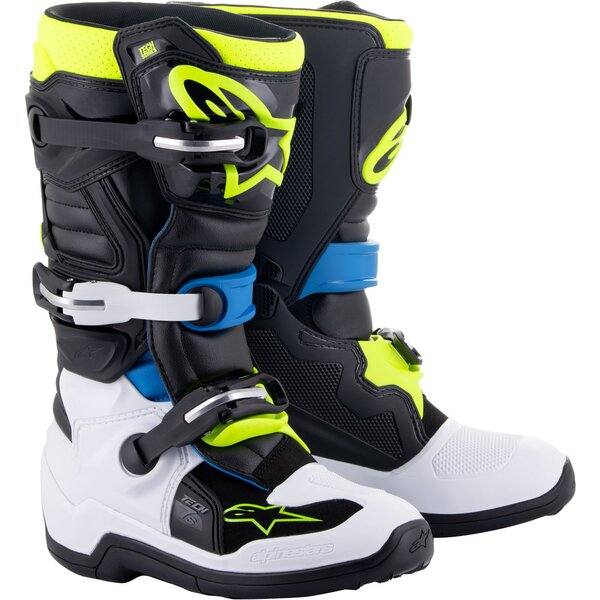 Negru/Albastru/Galben fluo