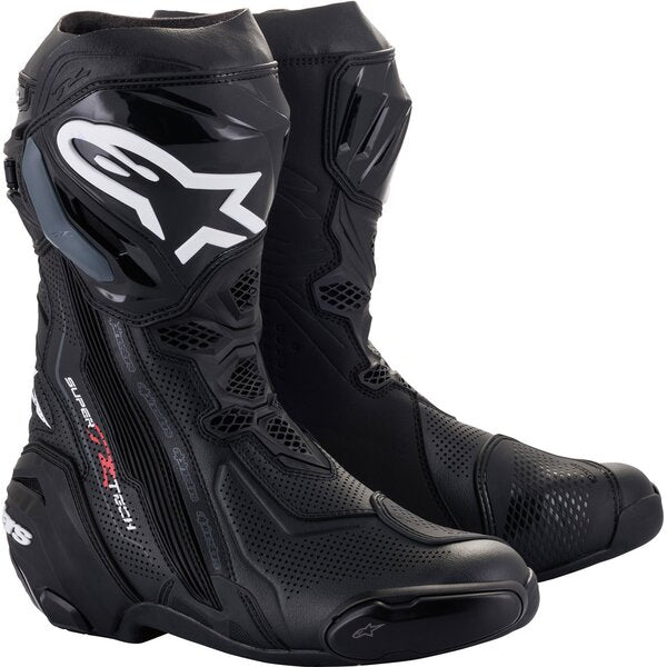 Cizme moto race ALPINESTARS SUPERTECH R VENTED Negru - Negru
