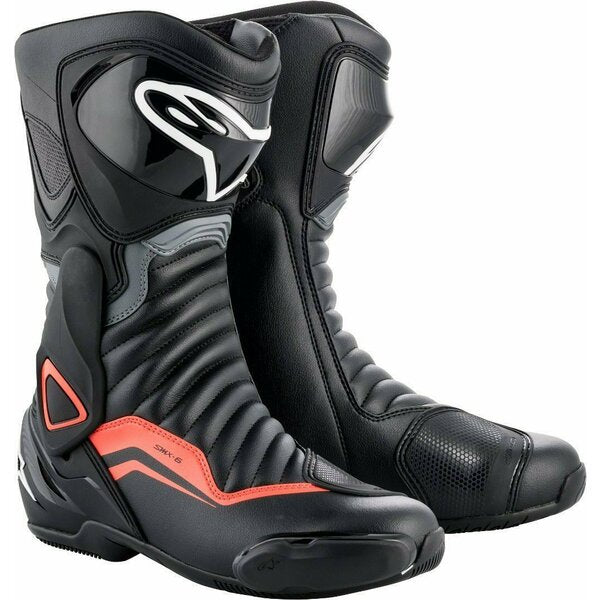 Cizme sport/touring Alpinestars SMX-6 V2 44 Negru/Galben fluo - Negru/Gri/Rosu
