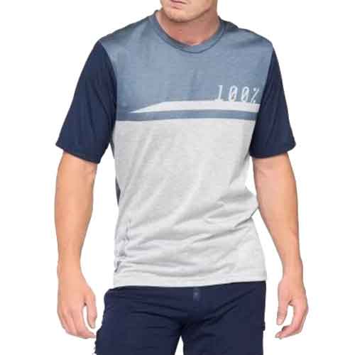 100% AIRMATIC Jersey Steel Blue/Grey - Image 2