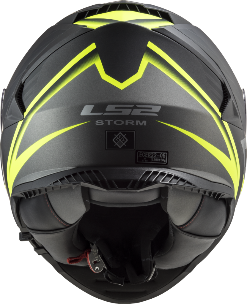 LS2 FF800 STORM II NERVE M.BLACK H-V YELLOW-06 - Image 14