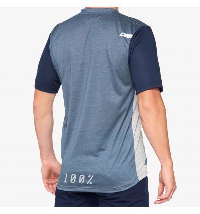 100% AIRMATIC Jersey Steel Blue/Grey - Image 3