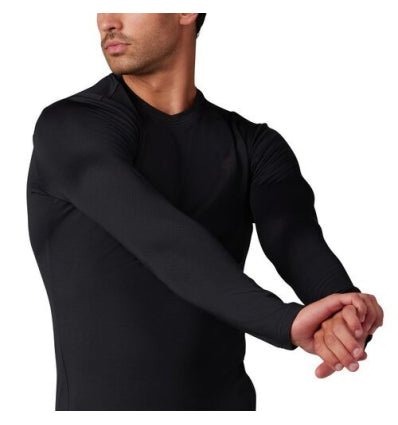 FOX MTB TECBASE FIRE LS SHIRT [BLK] - Image 3