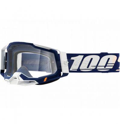 100% OCHELARI 100% RACECRAFT 2 GOGGLE Concordia - Clear Lens - Image 1