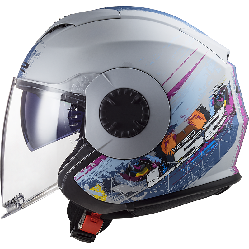 LS2 OF570 VERSO SPRING MATT SILVER BLUE - Image 10