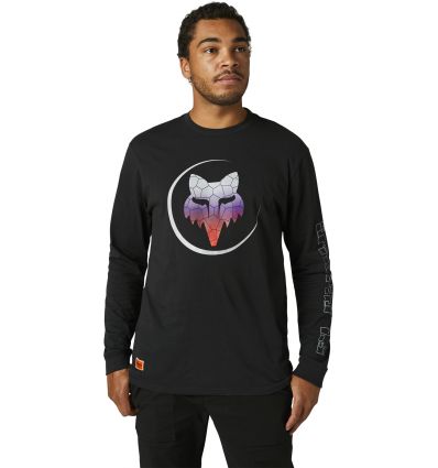 FOX SKARZ LS PREMIUM TEE [BLK] - Image 1