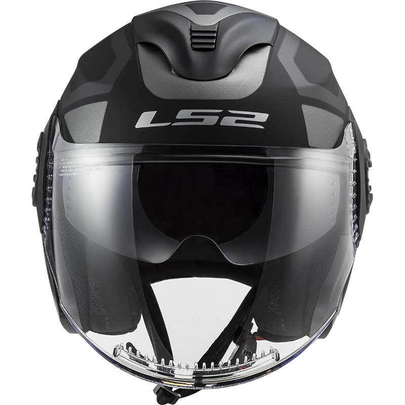 LS2 OF570 VERSO MARKER MATT BLACK TITANIUM - Image 8