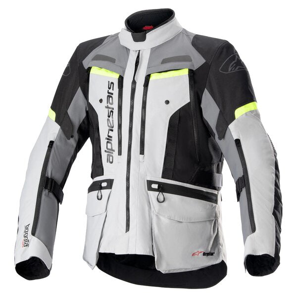 Geaca all season textil impermeabila ALPINESTARS BOGOTA PRO DRYSTAR S Negru/Albastru/Rosu - Negru/Gri/Galben