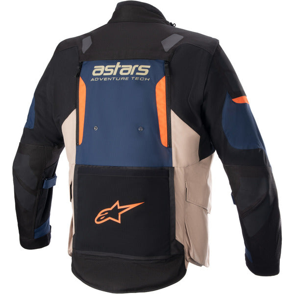 Geaca textil adventure/touring ALPINESTARS HALO DRYSTAR S Negru/Albastru/Kaki - Negru/Albastru/Kaki