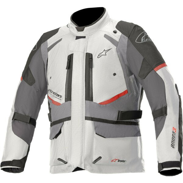 Geaca textil impermeabila Alpinestars ANDES Drystar V3 Negru - Gri deschis/Gri inchis