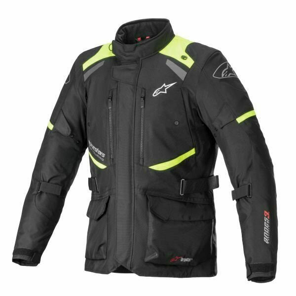 Geaca textil impermeabila Alpinestars ANDES Drystar V3 Negru - Negru/Galben fluo