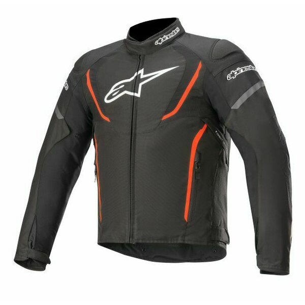 Geaca textil impermeabila Alpinestars T-JAWS V3 S Negru/Alb - Negru/Rosu fluo