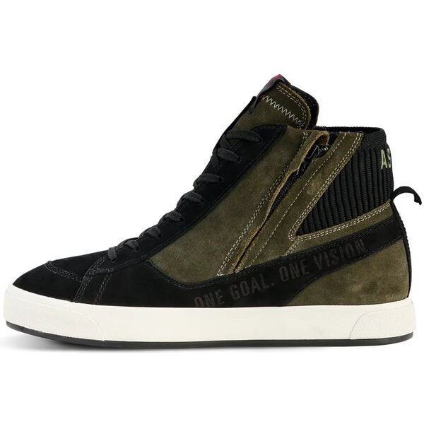 Verde military/Negru
