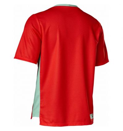 FOX YTH DEFEND SS JERSEY [FLO RED] - Image 1