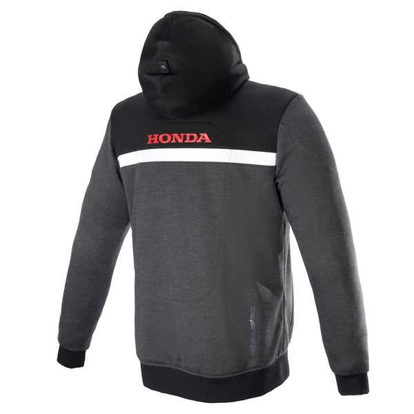 Hanorac de protectie ALPINESTARS HONDA CHROME STREET S Negru/Gri/Portocaliu - Negru/Gri/Rosu