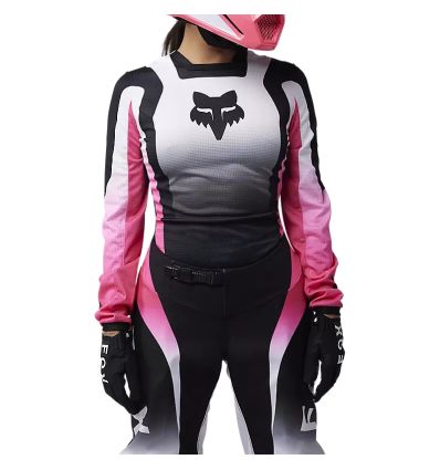 FOX WMNS 180 LEAN JERSEY [BLK/PNK] - Image 2