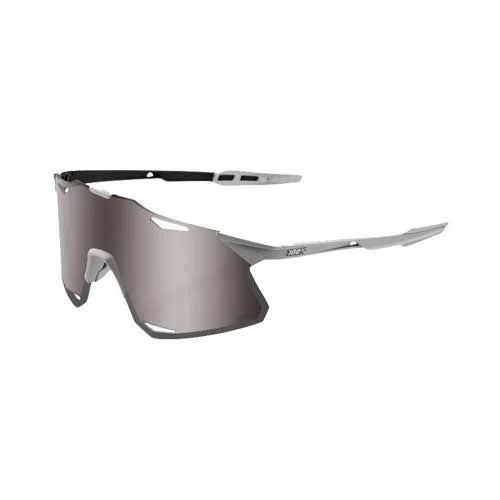 100% HYPERCRAFT - Matte Stone Grey - HiPER Silver Mirror Lens