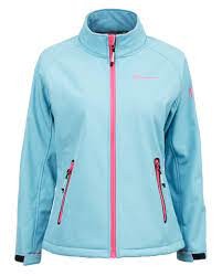 Geaca femei CFMOTO saxe blue soft shell - Image 1