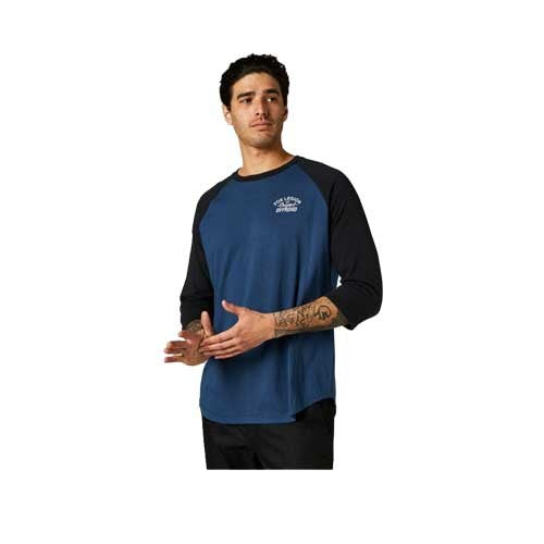 FOX ORIGINAL SPEED 3/4 RAGLAN [DRK INDO] - Image 3