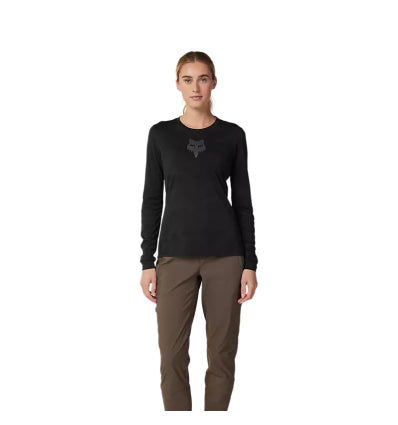 Fox W Ranger Tru Dri Ls Jersey - Negru