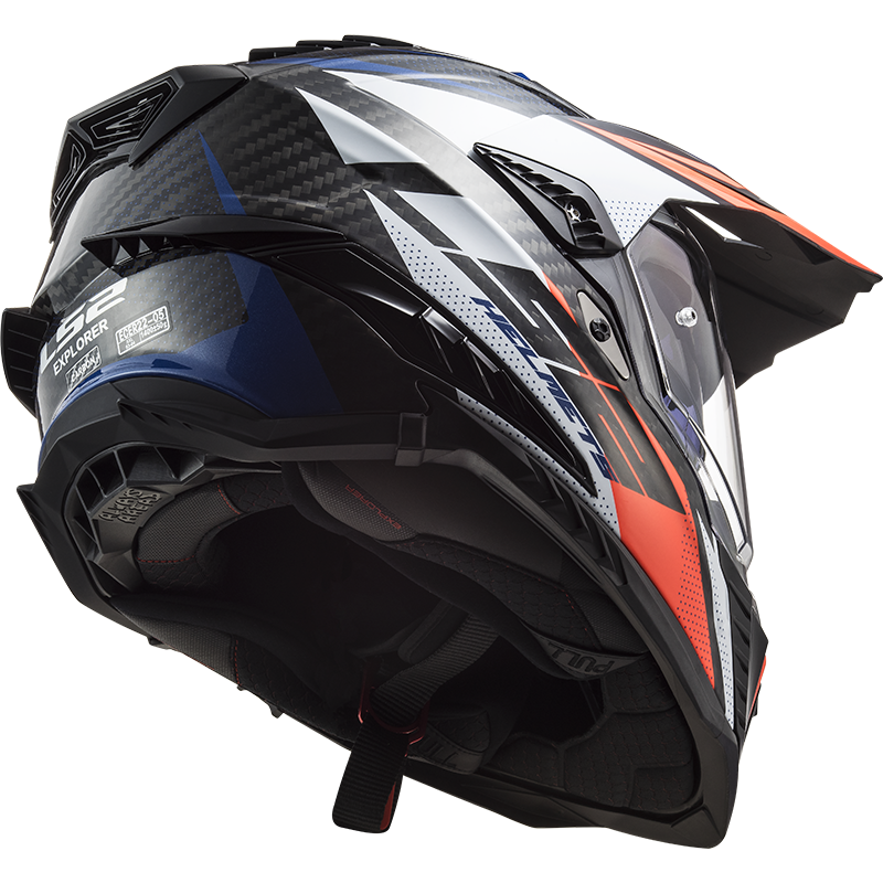 LS2 MX701 EXPLORER C FOCUS G.BLUE WHITE RED - Image 3