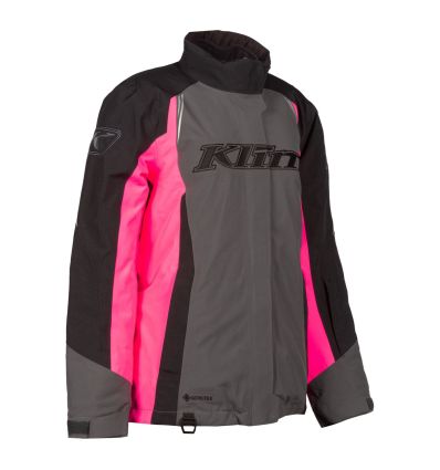 KLIM Strata Jacket Asphalt - Knockout Pink - Image 4