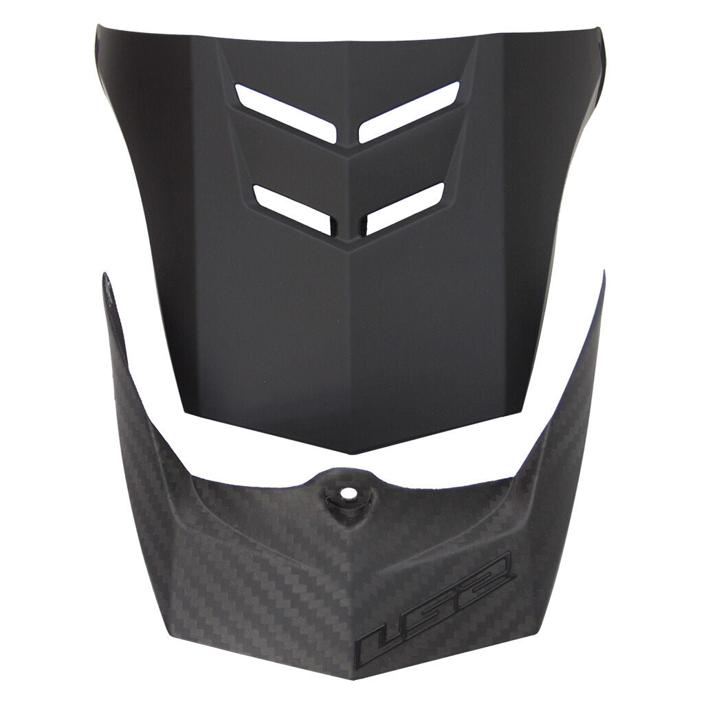 LS2 MX471 XTRA SINGLE MONO MATT CARBON - Image 2