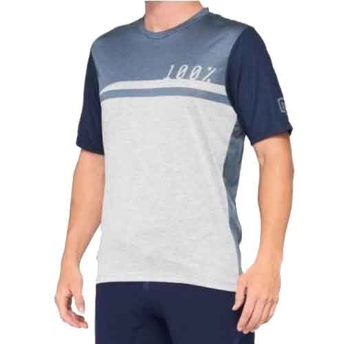100% AIRMATIC Jersey Steel Blue/Grey - Image 1