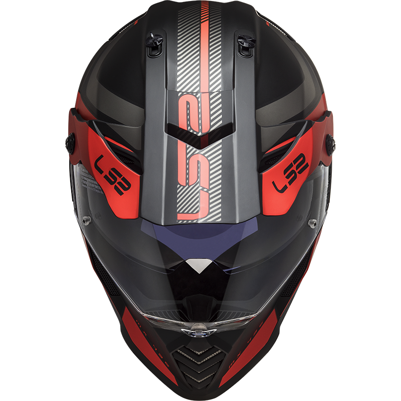 Ls2 Mx436 Pioneer Evo Adventurer - Negru/Rosu