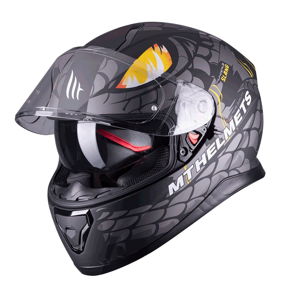 MT Helmets - THUNDER 3 Slang A2 - Grey Black - Image 1