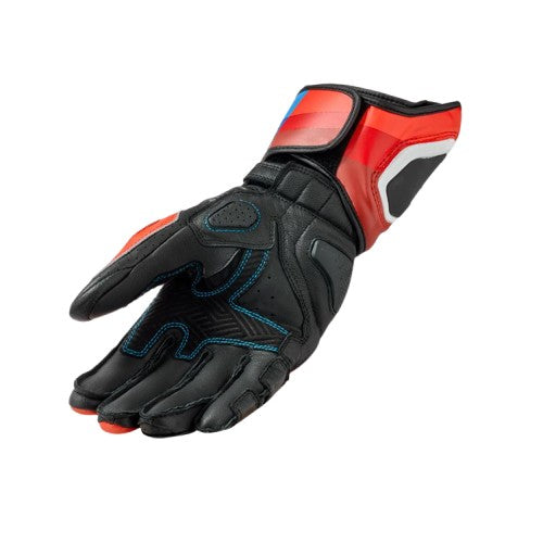 Rev It Quantum 3 Gloves - Rosu/Albastru