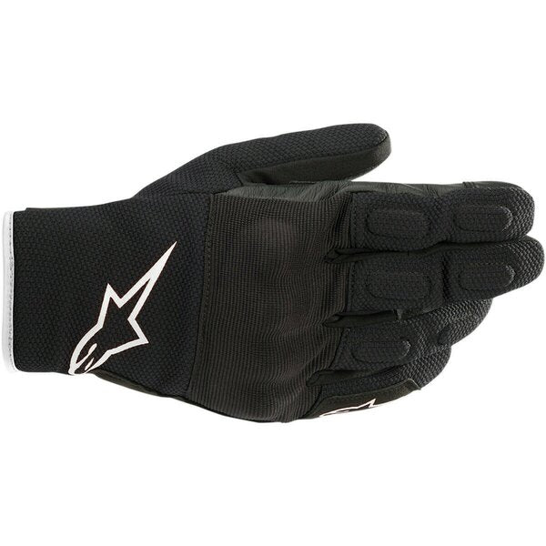 Manusi de piele impermeabile ALPINESTARS S-MAX DRYSTAR S Negru/Rosu - Negru/Alb