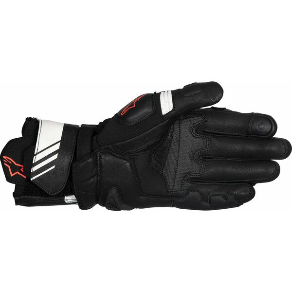 Manusi de piele race ALPINESTARS GP PLUS R V3 M Negru/Alb - Negru/Alb/Rosu fluo