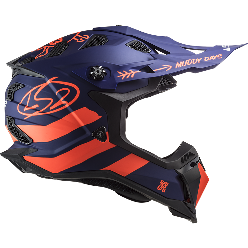 LS2 MX700 SUBVERTER CARGO MATT BLUE FLUO - Image 6