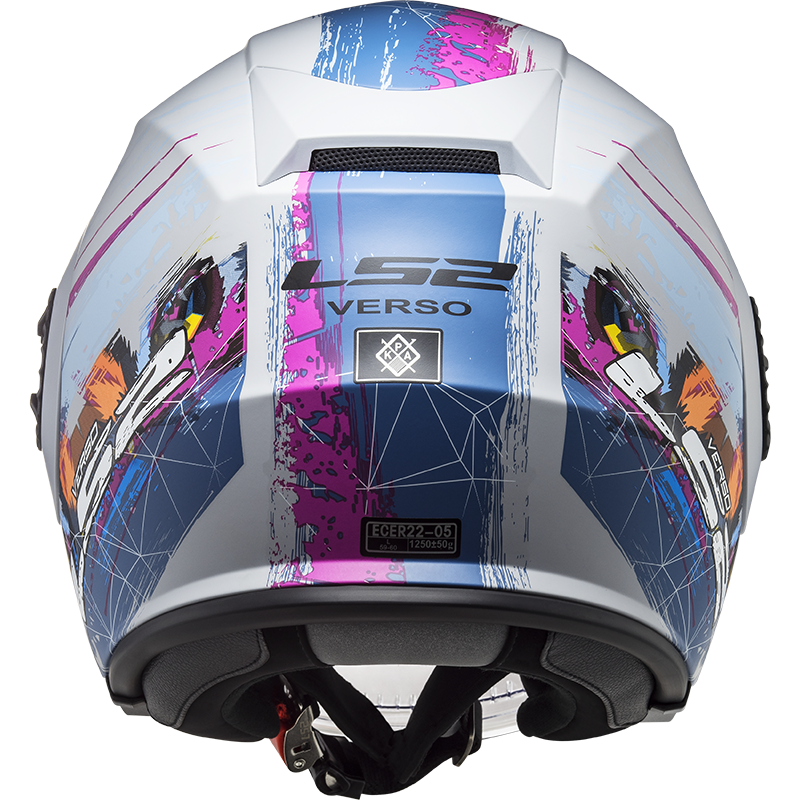 LS2 OF570 VERSO SPRING MATT SILVER BLUE - Image 9