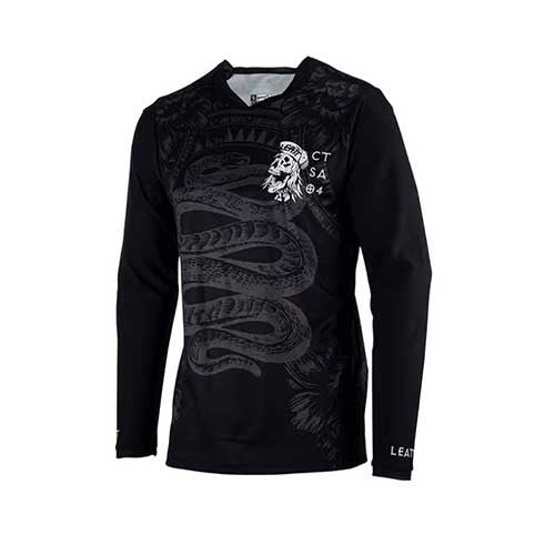 LEATT Jersey MTB Gravity 3.0 Black - Image 1