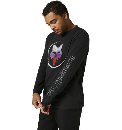 FOX SKARZ LS PREMIUM TEE [BLK] - Image 3