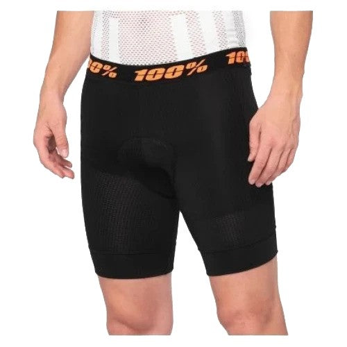 100% CRUX Mens Liner Shorts Black - Image 1