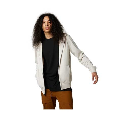 FOX NO CONTEST ZIP FLEECE [VIN WHT] - Image 1