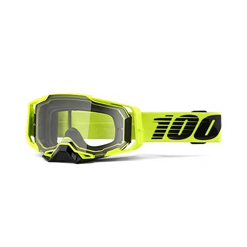 100% ARMEGA Goggle Nuclear Citrus - Clear Lens