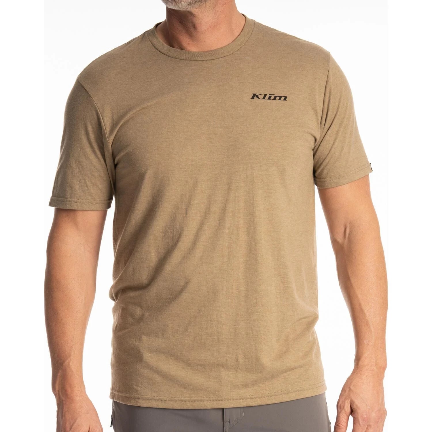 Klim Mountain Peak Tri-blend Tee Coyote Brown Heather - Monument - Image 1